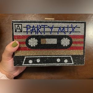 “Party Mix” Cassette Clutch from Unique Vintage